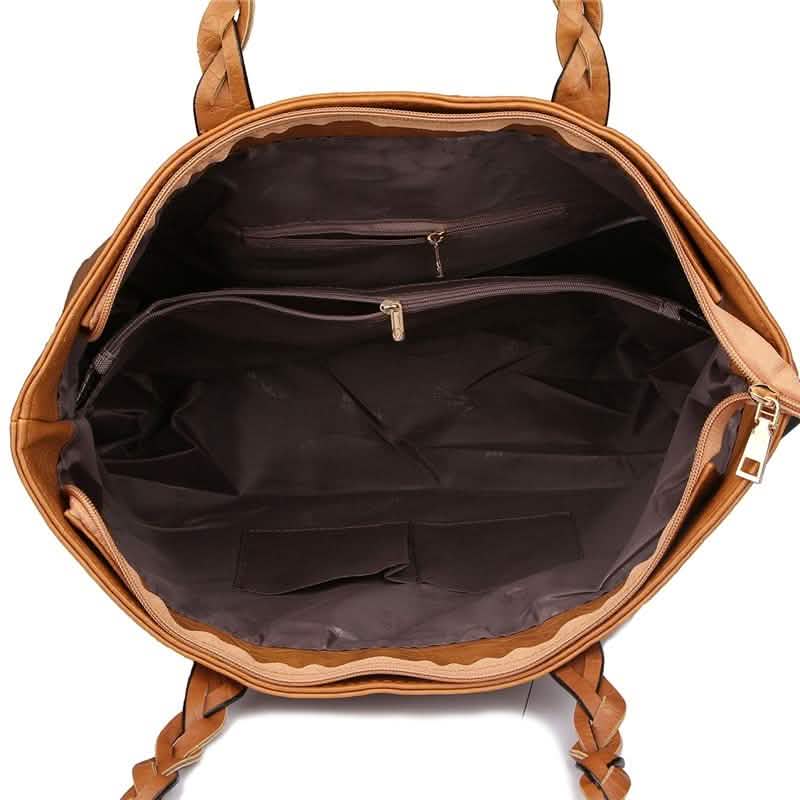 Tote Vintage Faux Women Leather Handbag