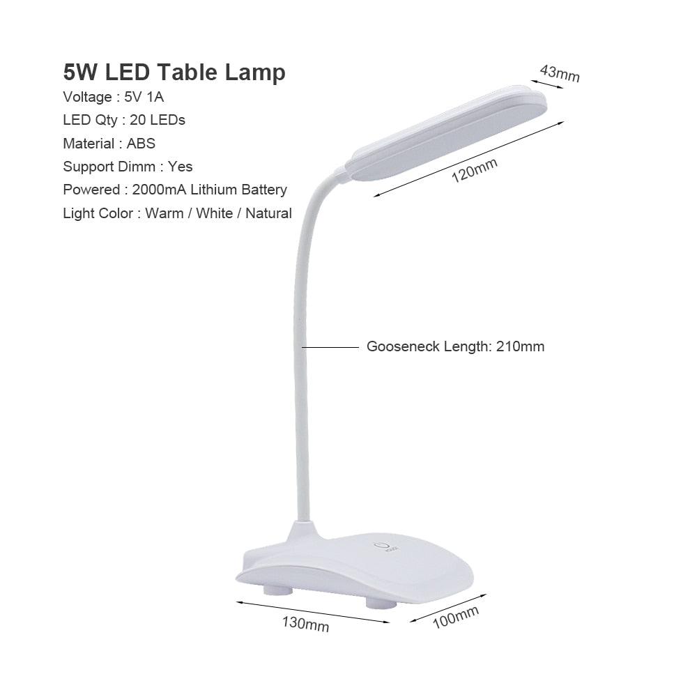 Touch LED Desk Lamps Built-in Lithium Battery USB Charging Natural Warm White Dimmable Night Lights For Bedroom Bedside Decorative Table Lamp Cute Study Lamps for Bedroom Décor