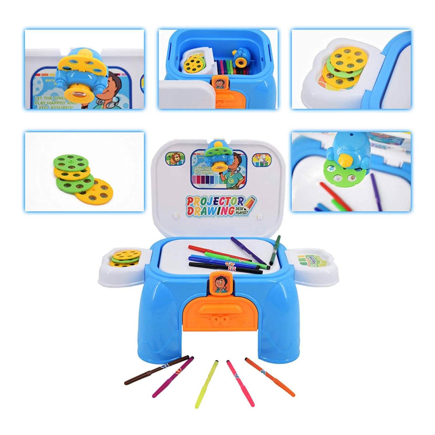 Toy Chef Kids Projector Magnetic Drawing Doodle Board for Toddlers