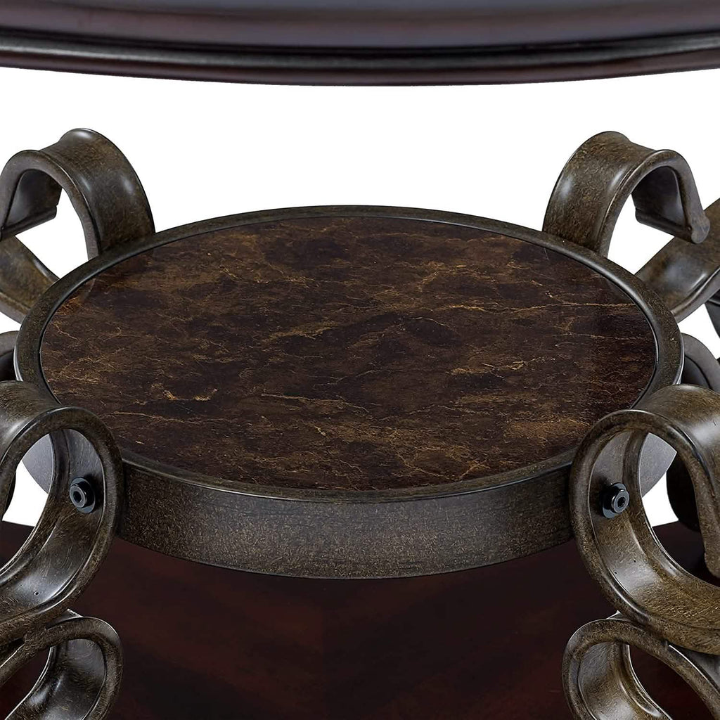 Traditional End Table Accent Bedside Nightstand
