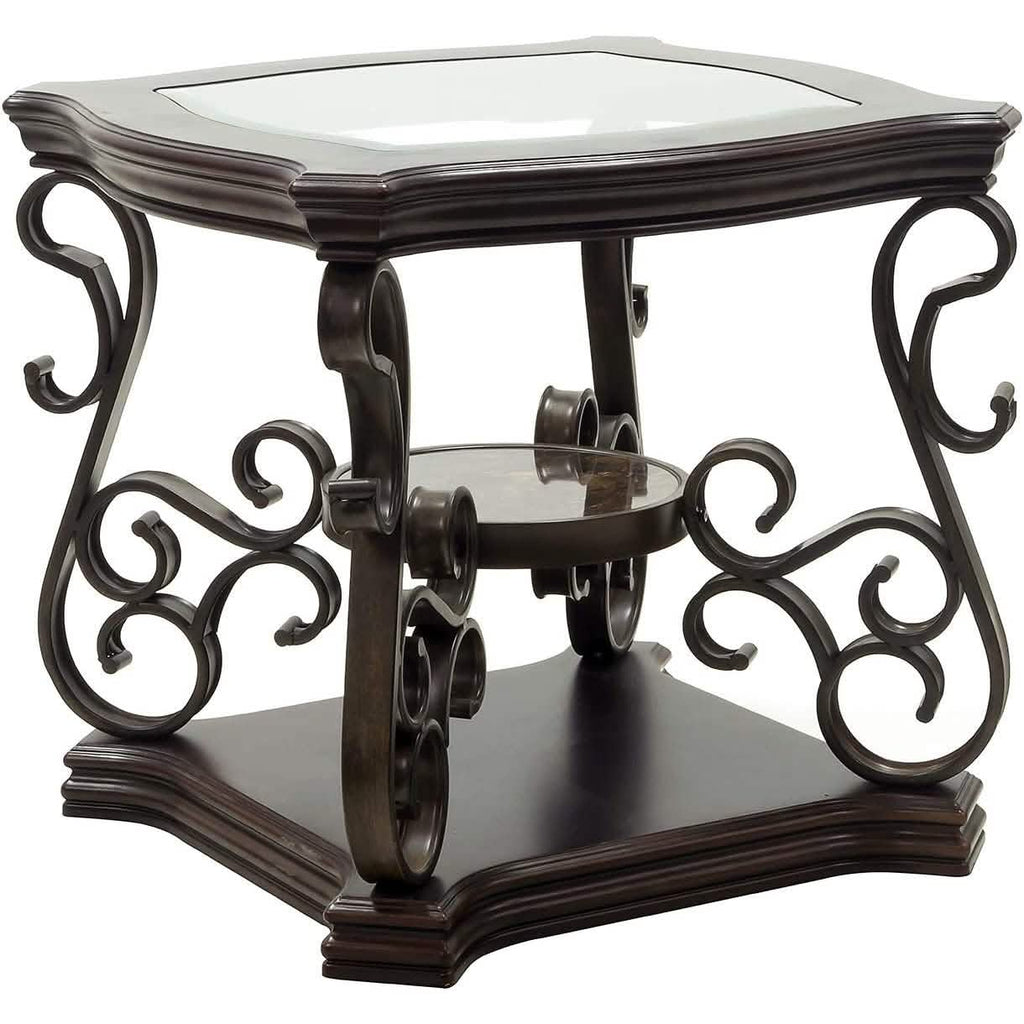 Traditional End Table Accent Bedside Nightstand