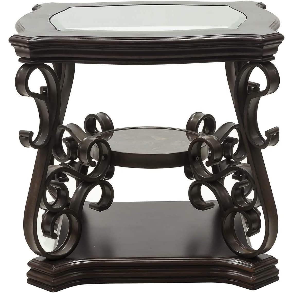Traditional End Table Accent Bedside Nightstand