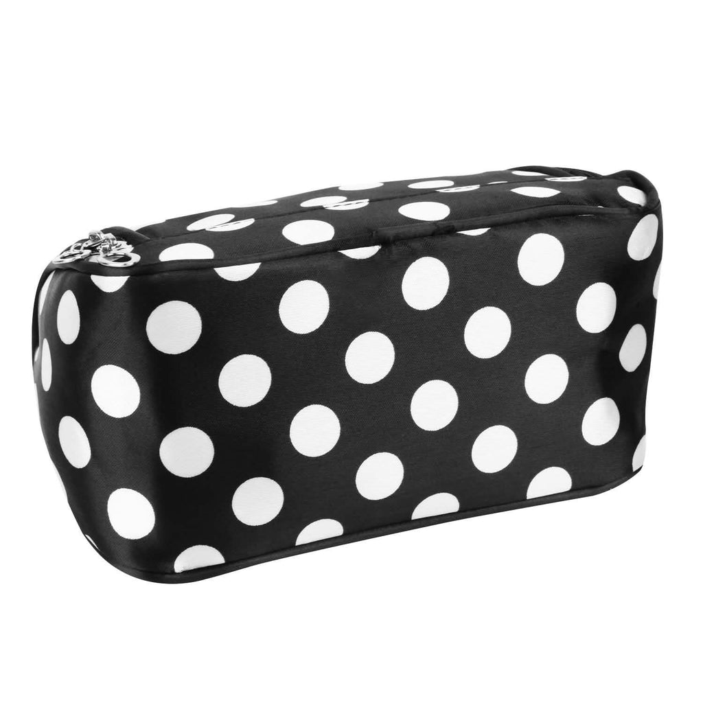 Travel Makeup Bag Portable Cosmetic Organizer with Cosmetic Mirror