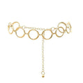 Trendy Heart Shaped Design Body Long Chain Ladies Belts Modern Metal Waist Chain Love Belts For Women