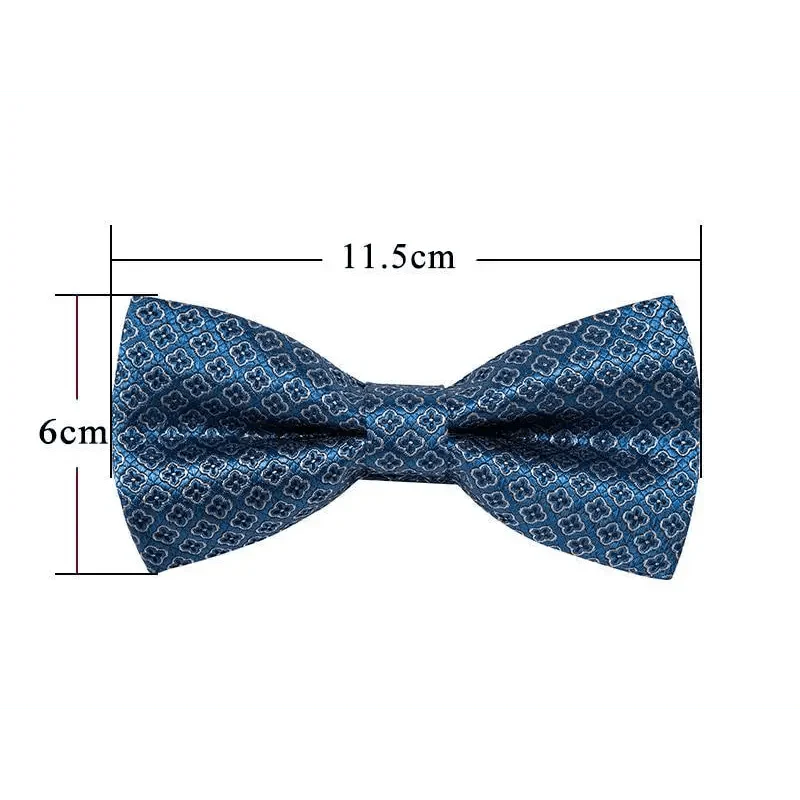 Trendy Patterned Silk Jacquard Plaid Bowtie With  Pocket Square And Cufflinks Set For Men Unique  Butterfly Party Wedding Casual Business Bowtie For Men