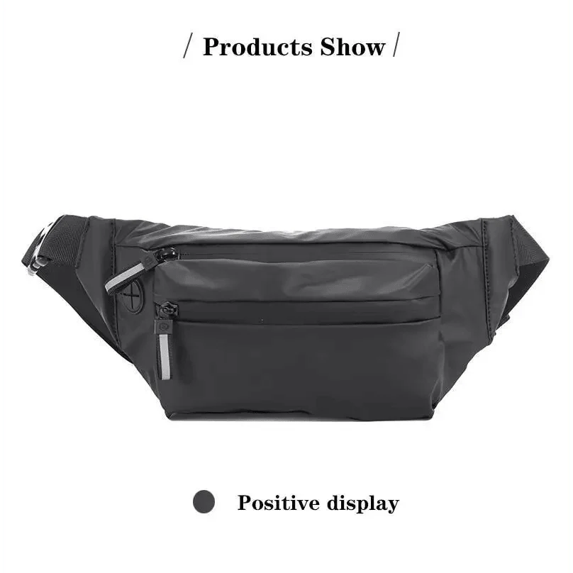 Trendy Premium Waterproof Lightweight Fanny Pack For Sport Gym Workout Travel Work Classic Large Capacity Unisex Belt Bags Hip Waist Packs