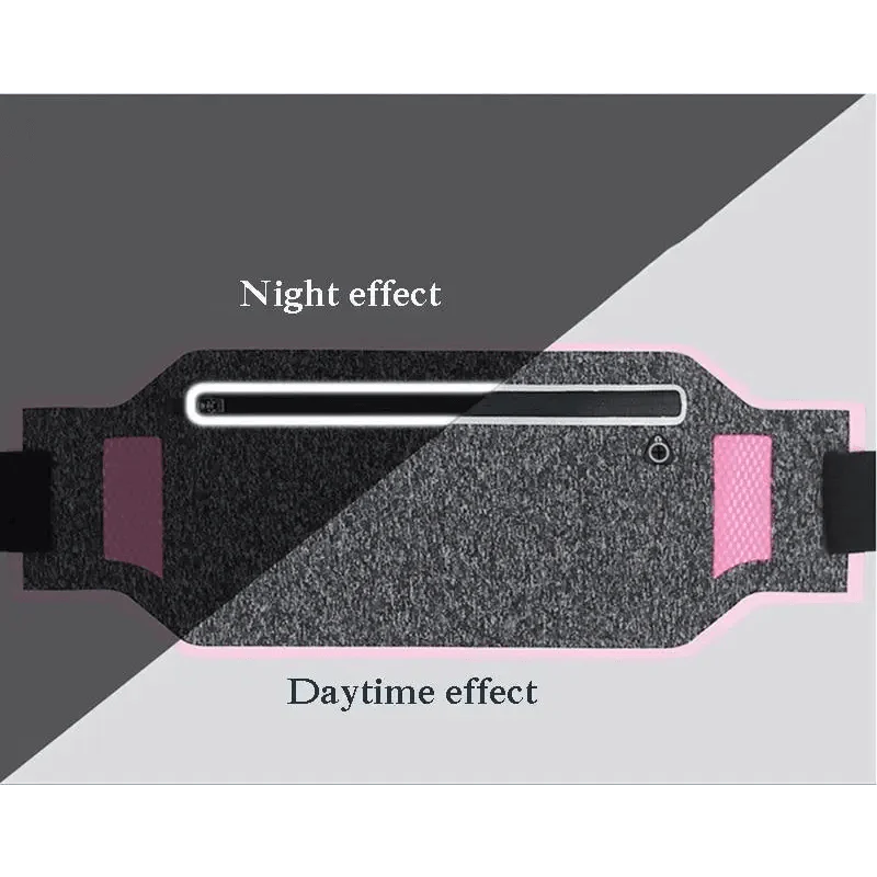 Trendy Slim Running Belt Fanny Pack Fitness Workout Exercise Waist Bag Jogging Belt Bag Gym Fitness Bag Ultra Light Runners Belt Travel Money Belt For Men Women