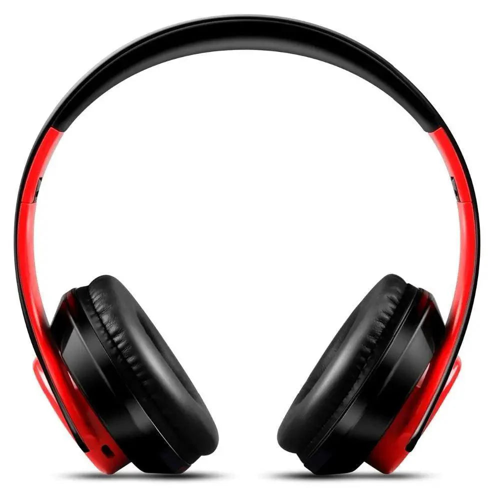 Wireless Headset Bluetooth Earphones and Headphone Foldable Adjustment Bluetooth Wired Headphones TF Card MP3 FM Radios For Online Class Business Trip Travel Video Conference