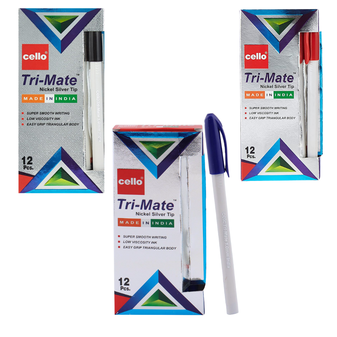 Tri‑Mate bolígrafos 12 pk