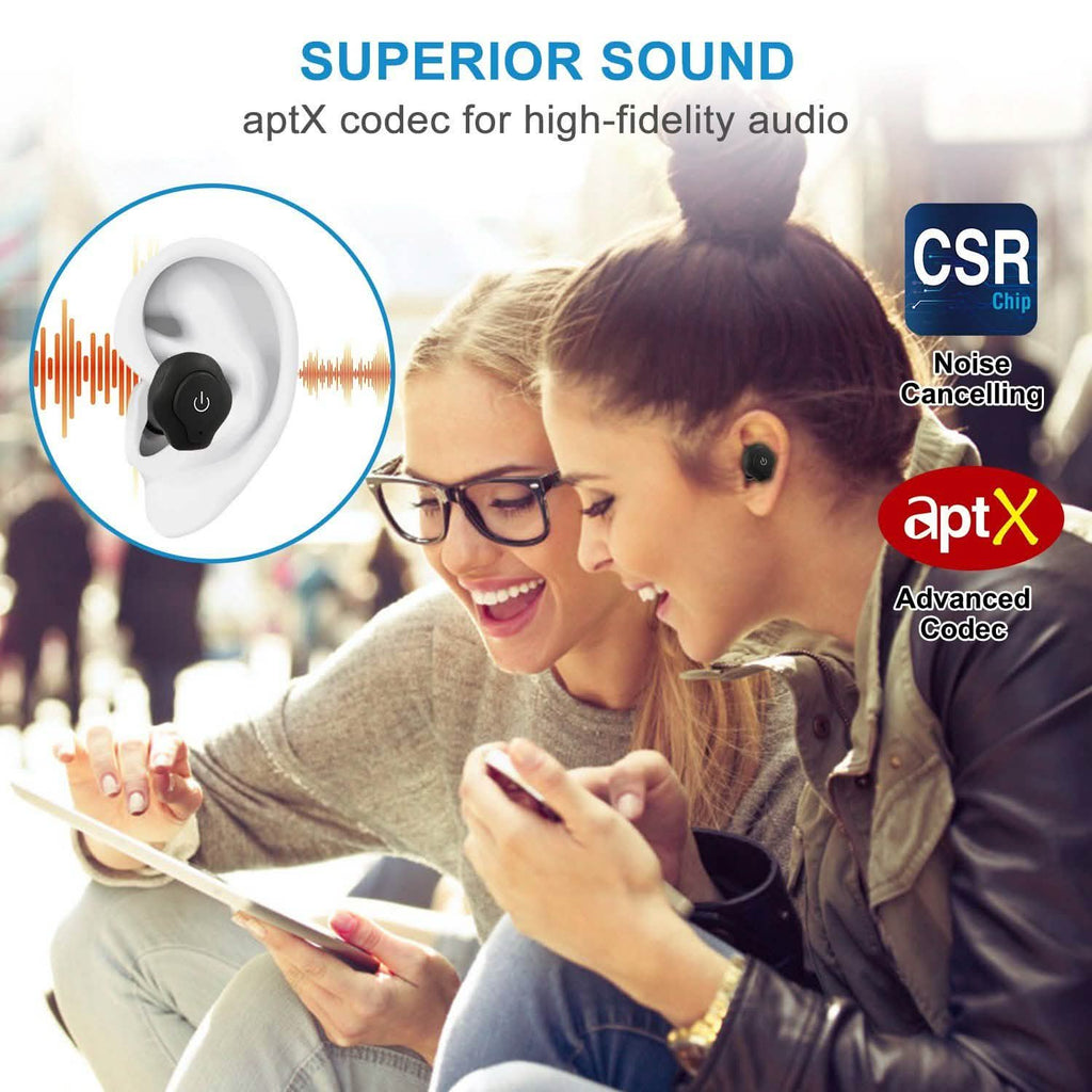 True Wireless Earbuds CSR v4.2 In-Ear Stereo Headsets