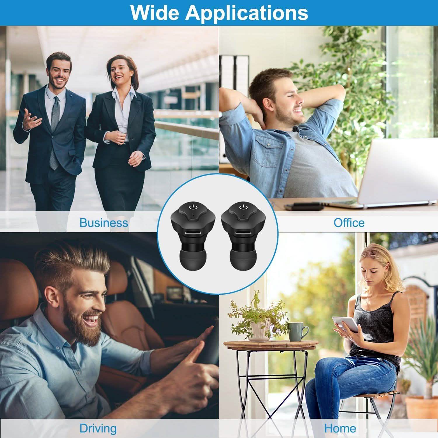 True Wireless Earbuds CSR v4.2 In-Ear Stereo Headsets