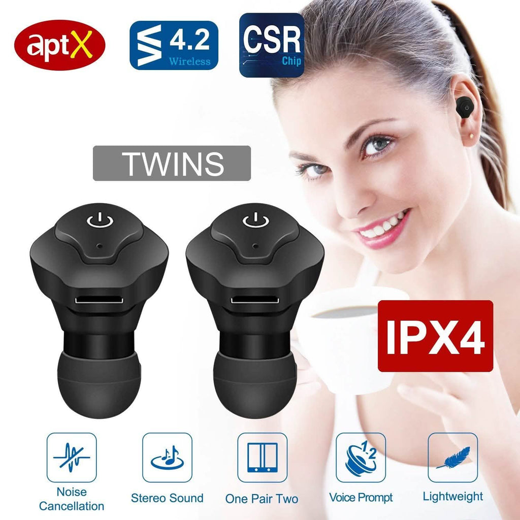 True Wireless Earbuds CSR v4.2 In-Ear Stereo Headsets
