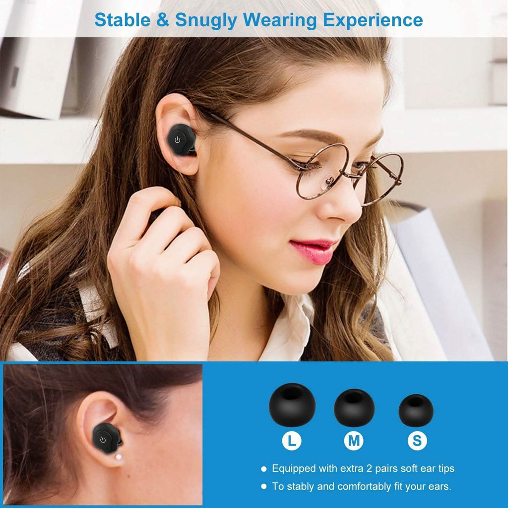 True Wireless Earbuds CSR v4.2 In-Ear Stereo Headsets