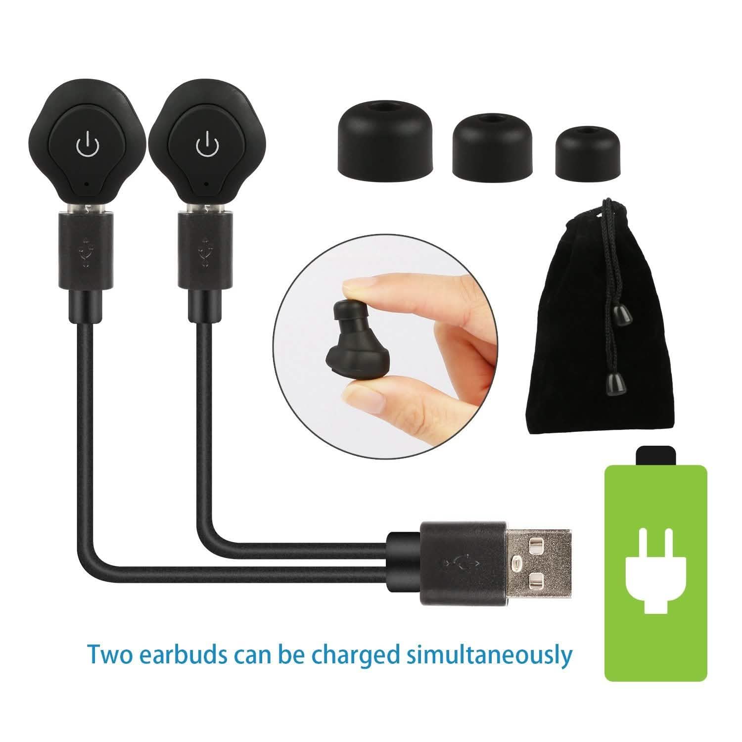 True Wireless Earbuds CSR v4.2 In-Ear Stereo Headsets