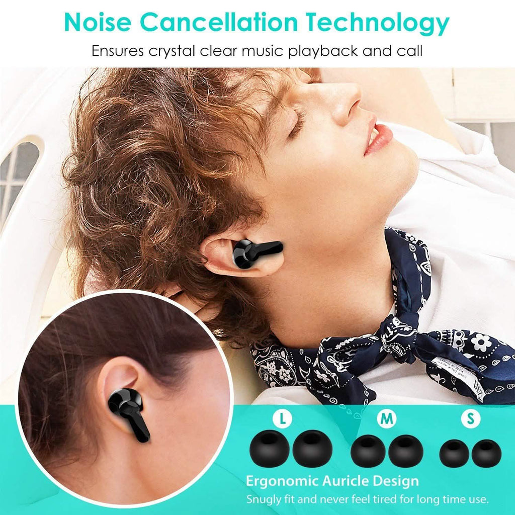 True Wireless V5.0 Earbuds IPX 5 Water Resistant