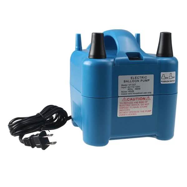 Two Nozzles High Speed Electric Balloon Inflator Air Pump