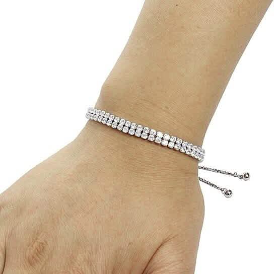 Two Row Adjustable Tennis Bracelet