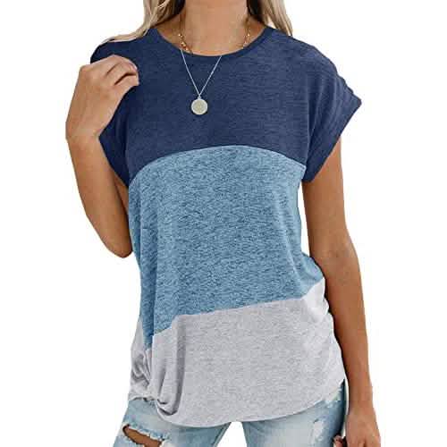 Women's Long Sleeve Tops Side Twist Knotted T Shirts