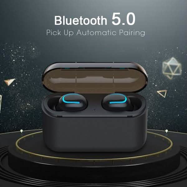 TWS Bluetooth 5.0 Sports Stereo Touch Control In-Ear Earphones with Charging Case