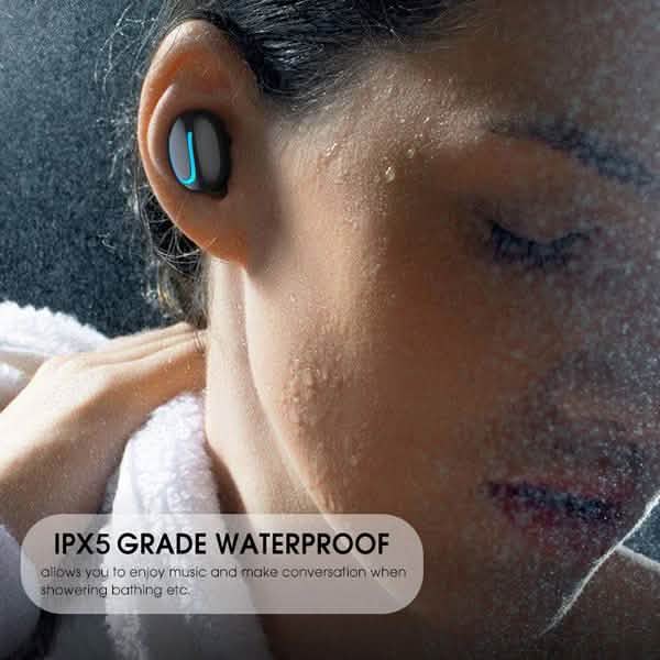 TWS Bluetooth 5.0 Sports Stereo Touch Control In-Ear Earphones with Charging Case