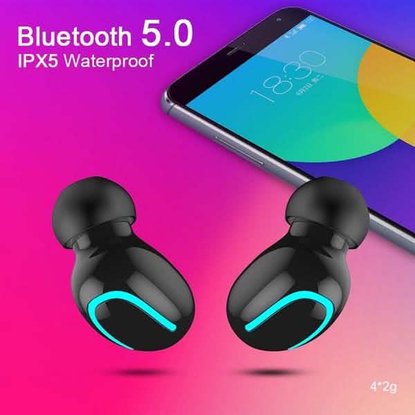 TWS Bluetooth 5.0 Sports Stereo Touch Control In-Ear Earphones with Charging Case
