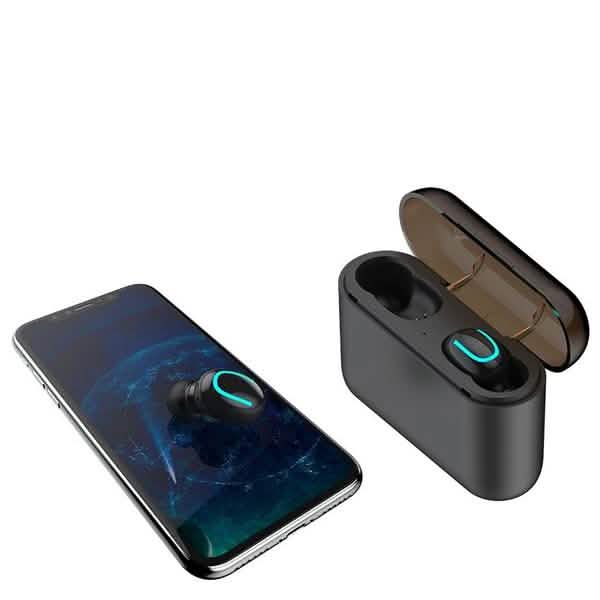 TWS Bluetooth 5.0 Sports Stereo Touch Control In-Ear Earphones with Charging Case