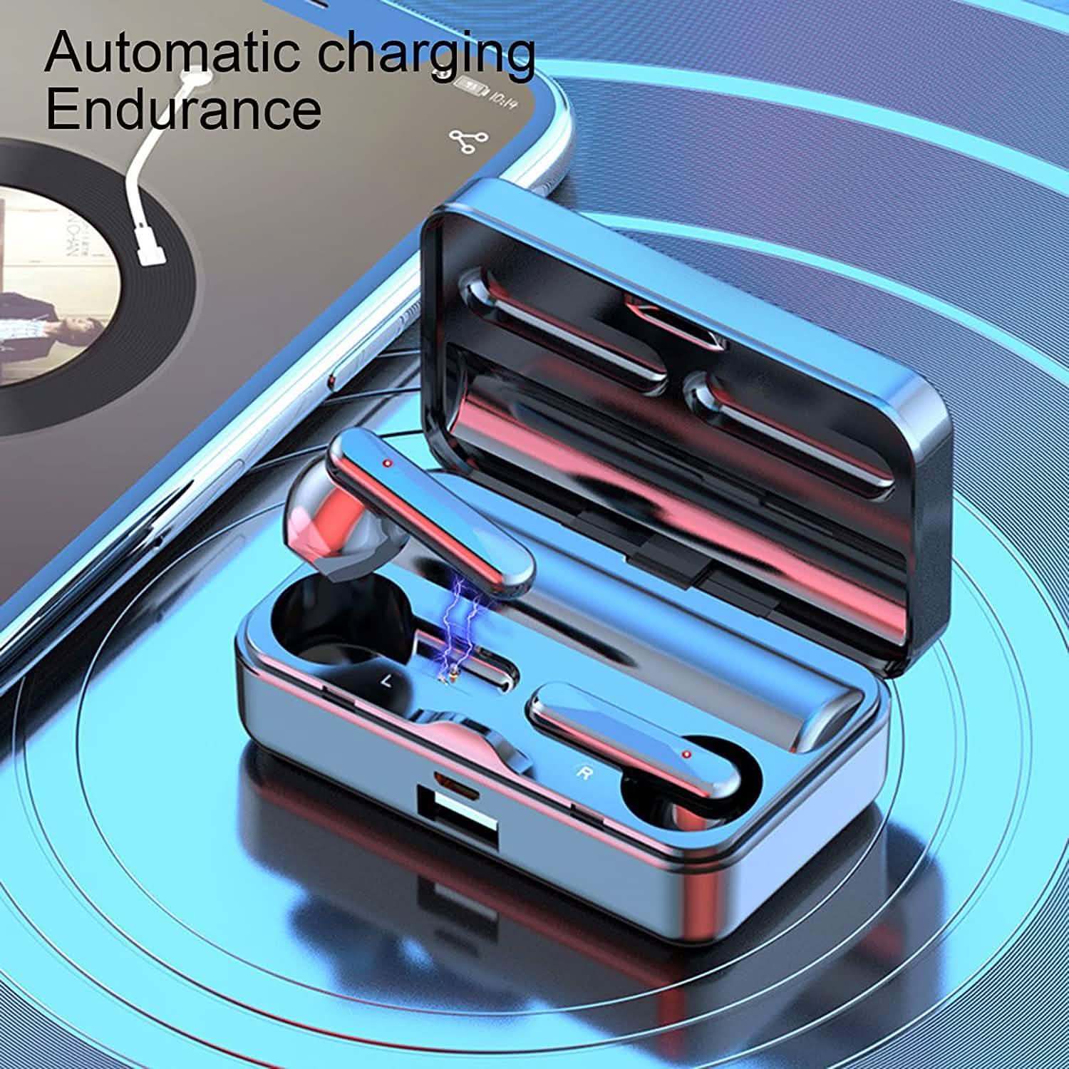 TWS Bluetooth 5.1 Earphones Mirror Screen Display