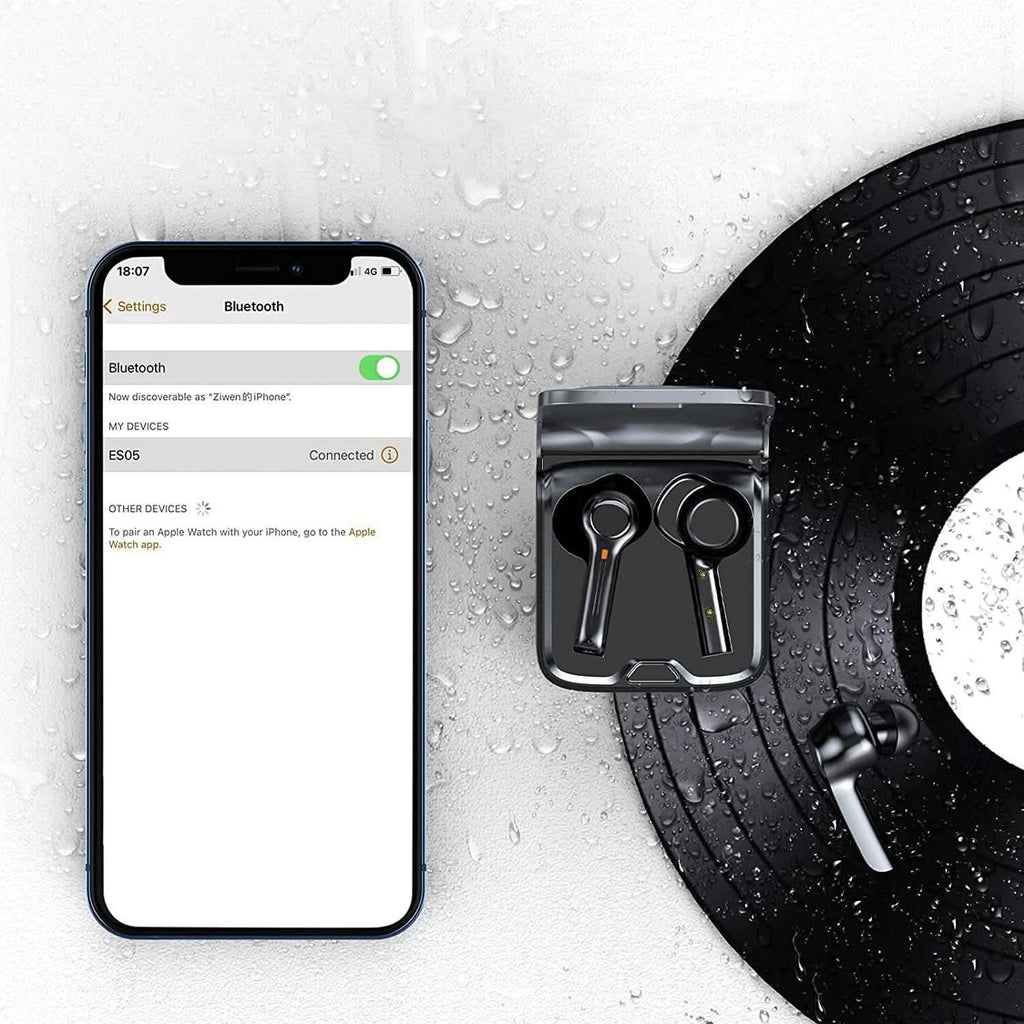 TWS Bluetooth Earphones Fingerprint Touch