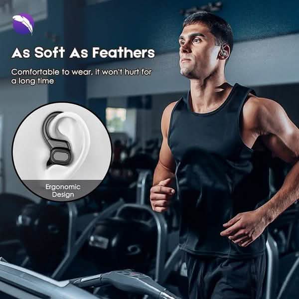 TWS Bluetooth Earphones with Microphones Sport Ear Hook LED Display