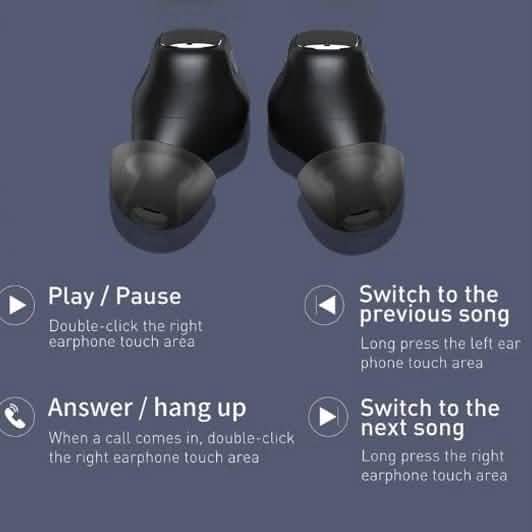 TWS Wireless Bluetooth 5.0 Earphones
