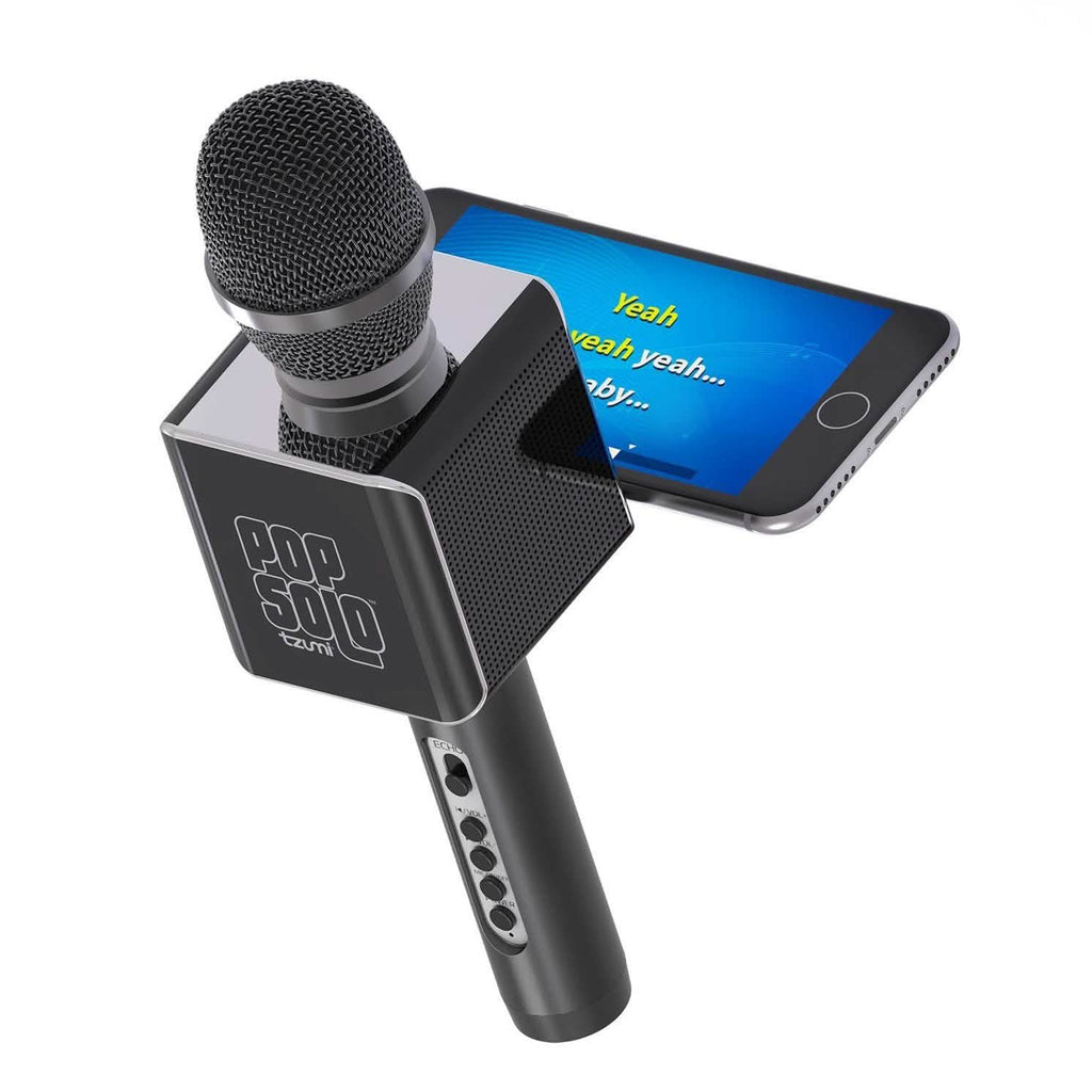Tzumi Pop Solo Wireless Bluetooth Karaoke Microphone And Speaker