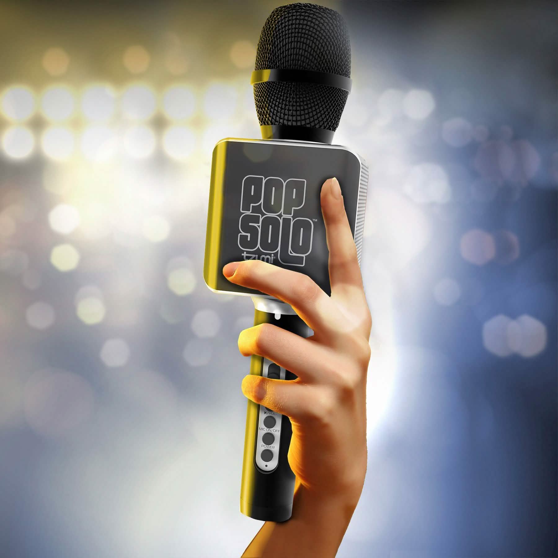 Tzumi Pop Solo Wireless Bluetooth Karaoke Microphone And Speaker