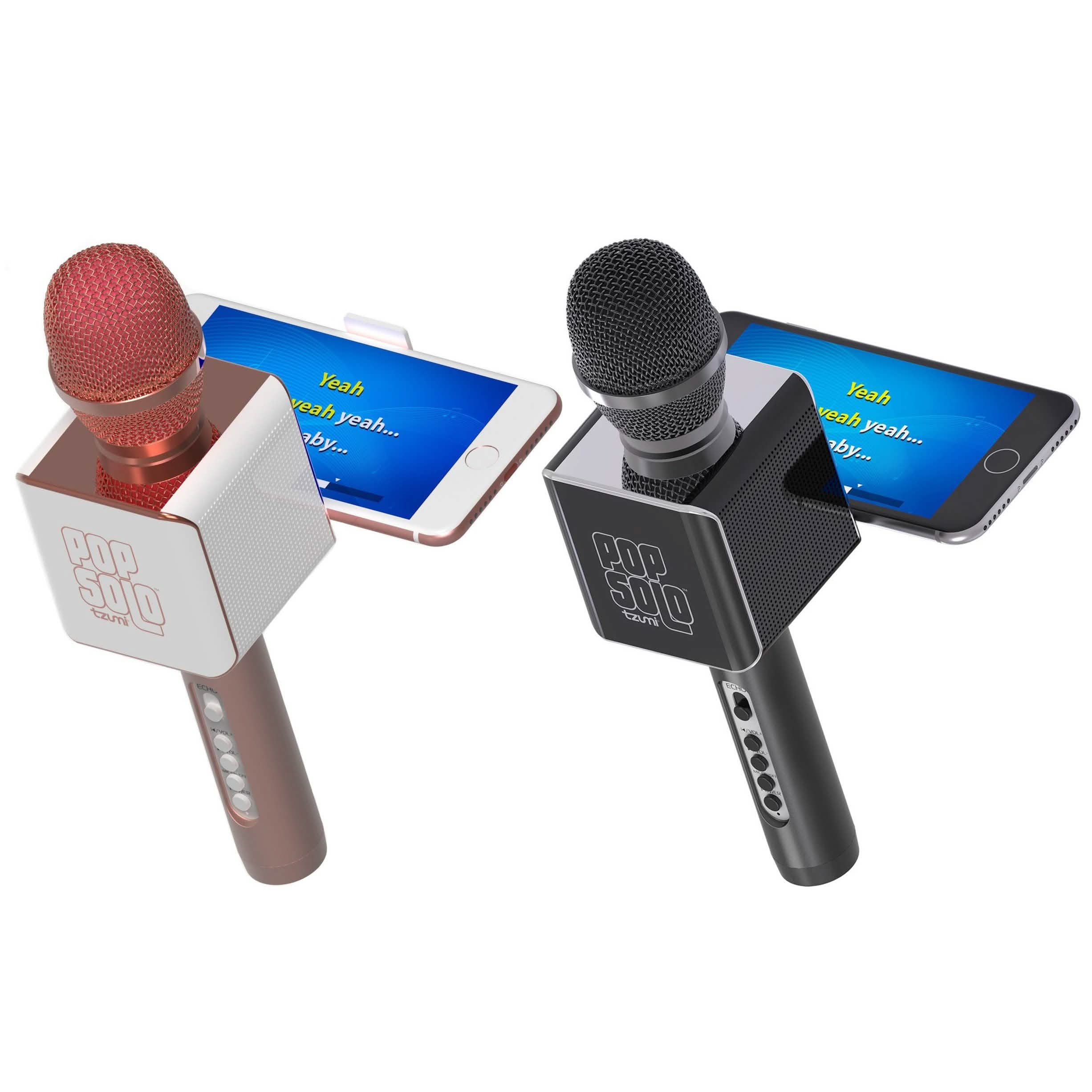 Tzumi Pop Solo Wireless Bluetooth Karaoke Microphone And Speaker