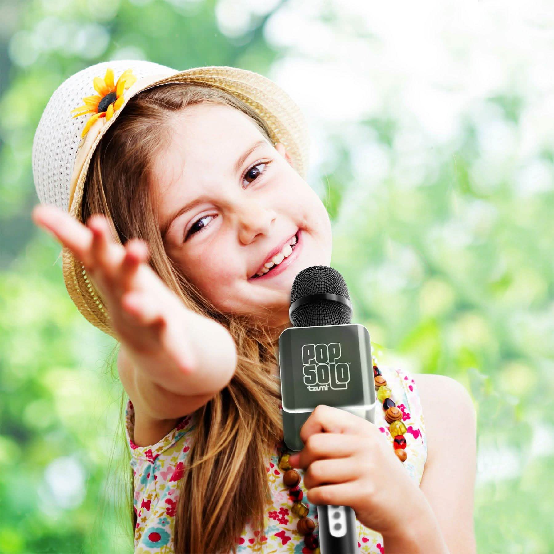 Tzumi Pop Solo Wireless Bluetooth Karaoke Microphone And Speaker