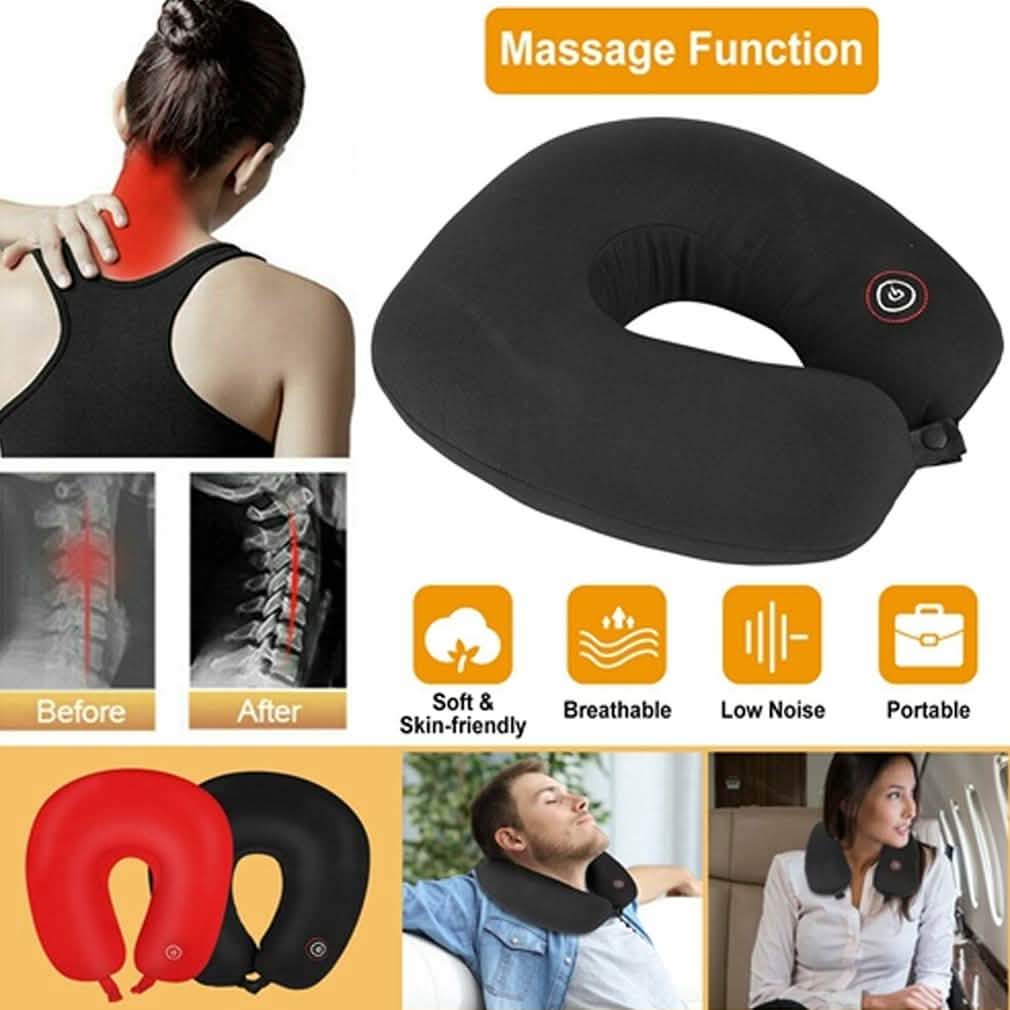U-Shaped Massage Travel Neck Pillow