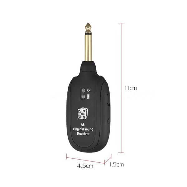 UHF Guitar Wireless System Transmitter Receiver