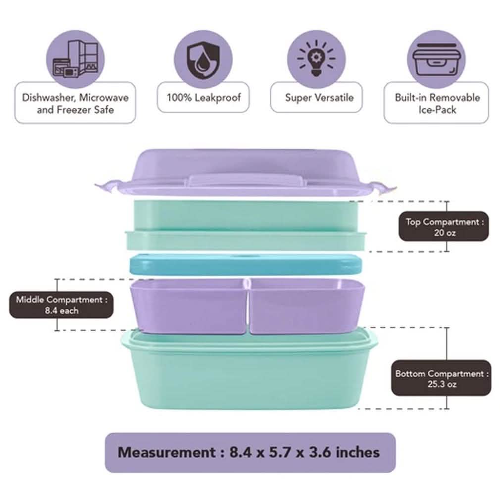Ultimate Bento Box - Lunch Box for Kids & Adults