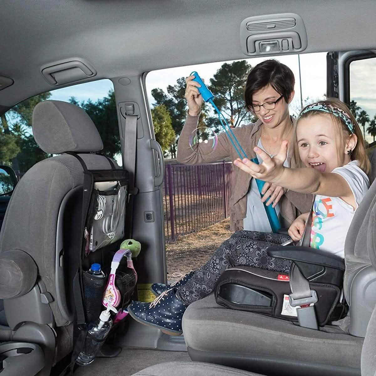 Ultimate Car Backseat Organizer with Tablet Pocket and Cup Holder