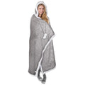 Ultra Soft Sparkle Chic Hooded Throw Blanket
