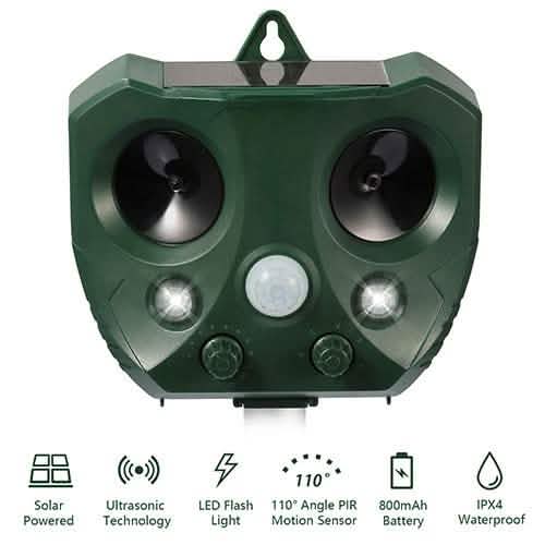 Ultrasonic Animal Repeller Solar
