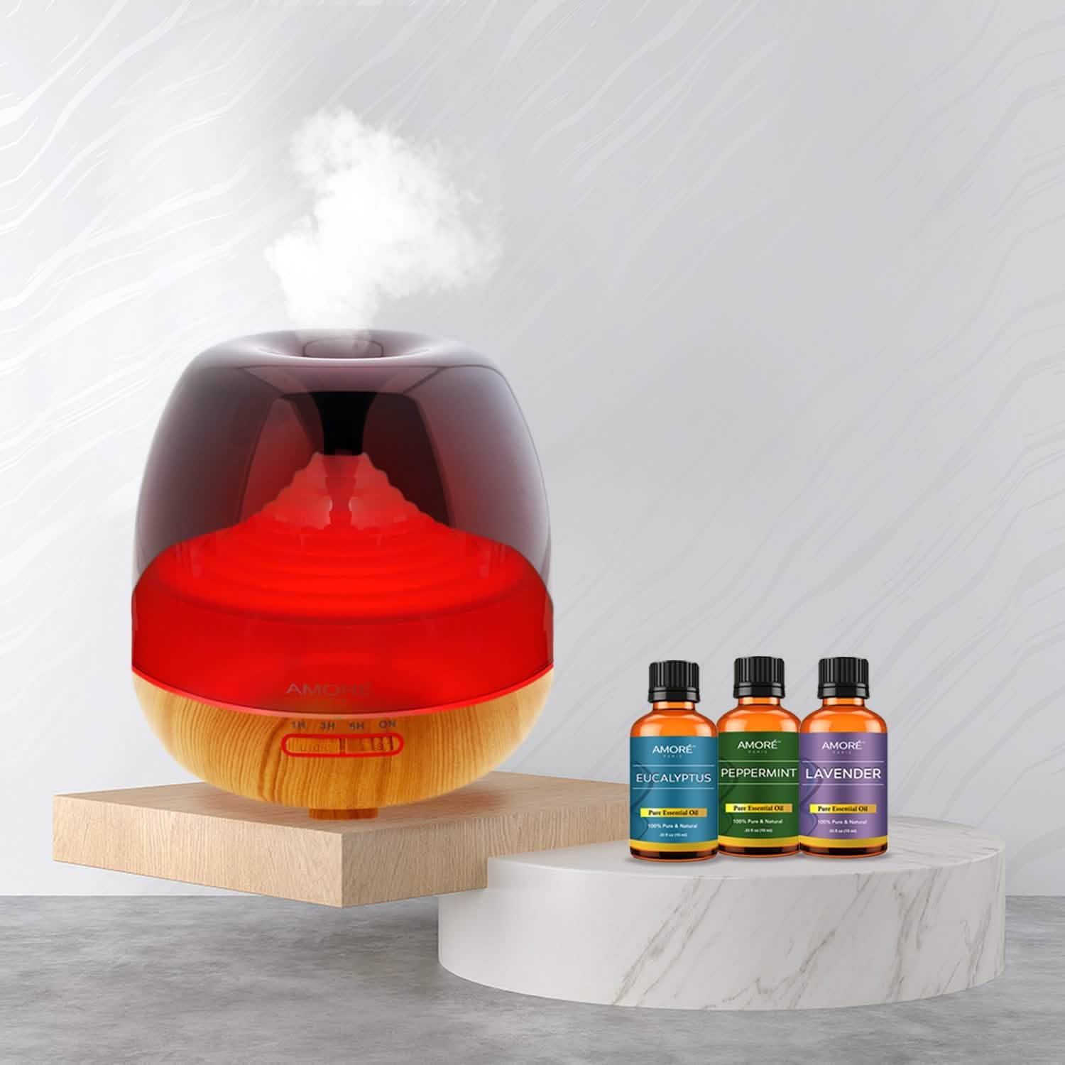 Ultrasonic Aromatherapy Cool Mist Humidifier Diffuser