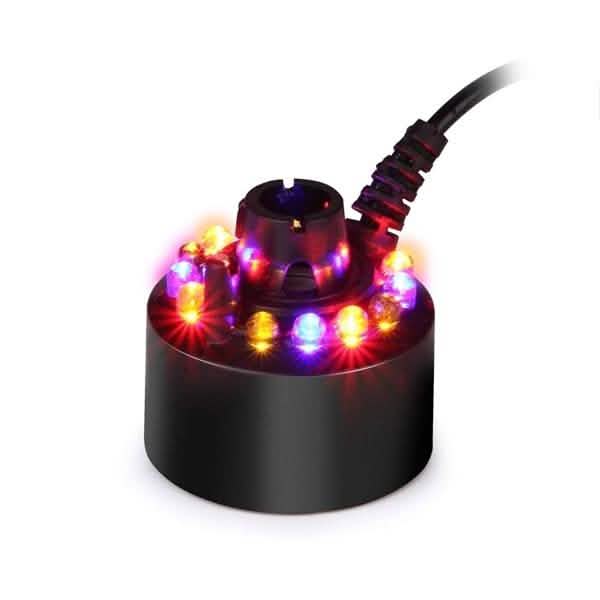 Ultrasonic Humidifier Mist Maker Fogger with 12 LED