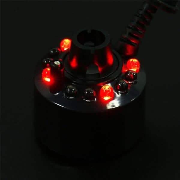 Ultrasonic Humidifier Mist Maker Fogger with 12 LED