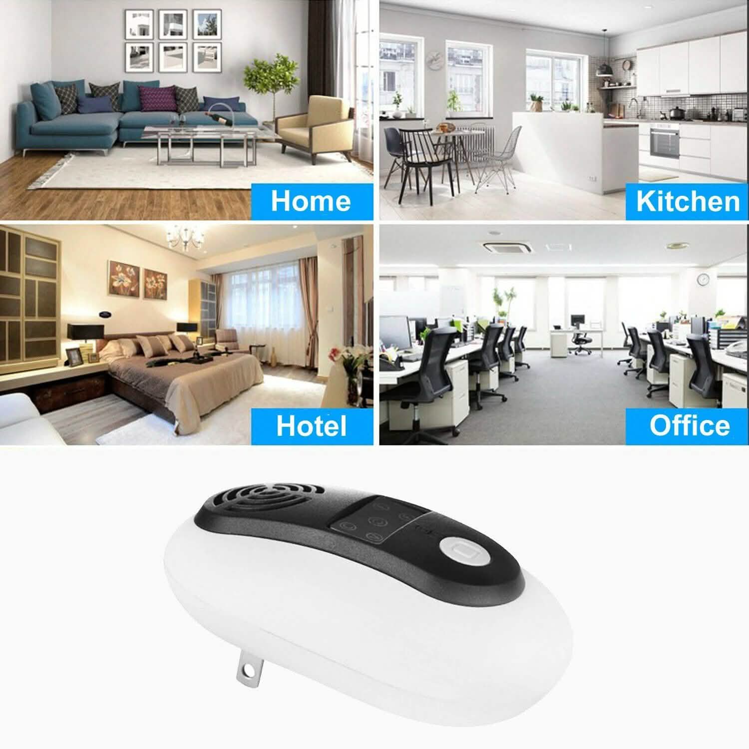 Ultrasonic Pest Control Noiseless Plug In Repellent