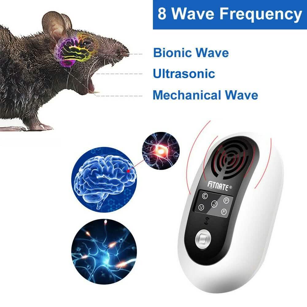 Ultrasonic Pest Control Noiseless Plug In Repellent