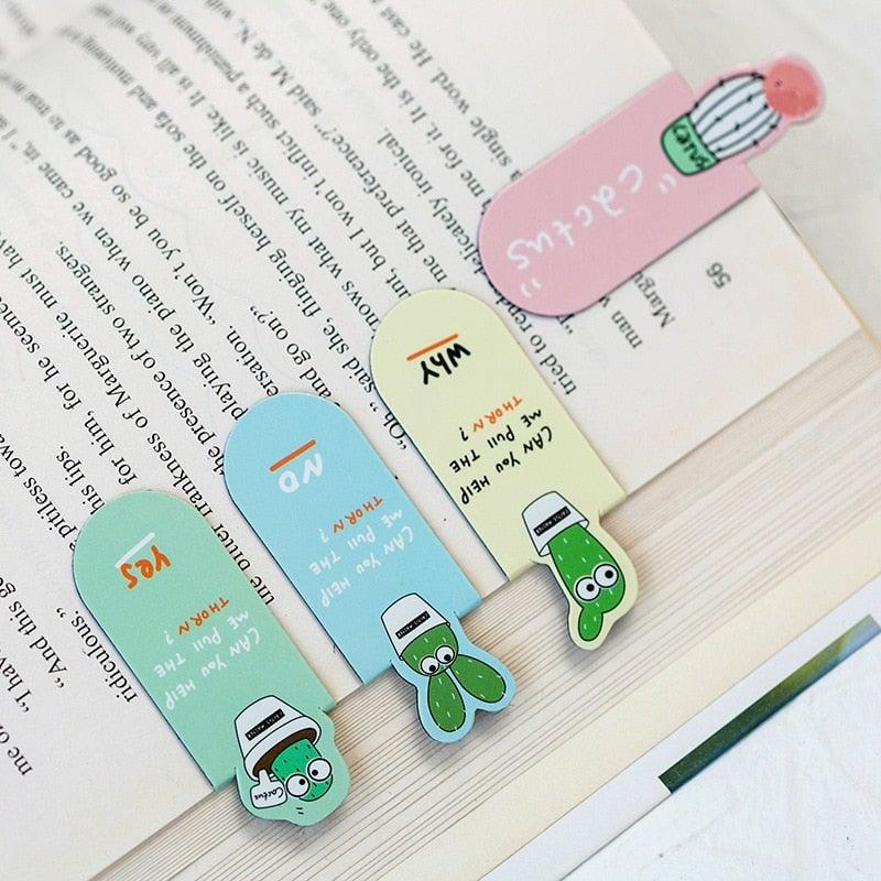 Unicorn Magnetic Bookmarks Books Marker Of Page Student Stationery School Office Supply Bookmarks for Book Lovers Magnet Book Markers Magnet Page Marker Clips For Students Teacher Supplies