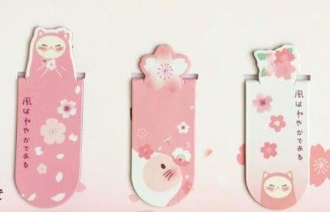 Unicorn Magnetic Bookmarks Books Marker Of Page Student Stationery School Office Supply Bookmarks for Book Lovers Magnet Book Markers Magnet Page Marker Clips For Students Teacher Supplies