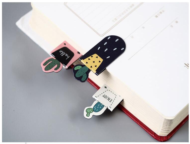 Unicorn Magnetic Bookmarks Books Marker Of Page Student Stationery School Office Supply Bookmarks for Book Lovers Magnet Book Markers Magnet Page Marker Clips For Students Teacher Supplies