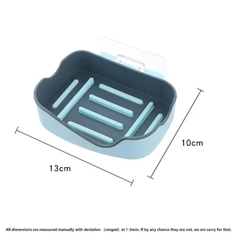 Unique Design Leaf Shape Soap Box Drain Soap Holder Box Bathroom Accessories Toilet Laundry Soap Box Bathroom Supplies Tray Gadgets