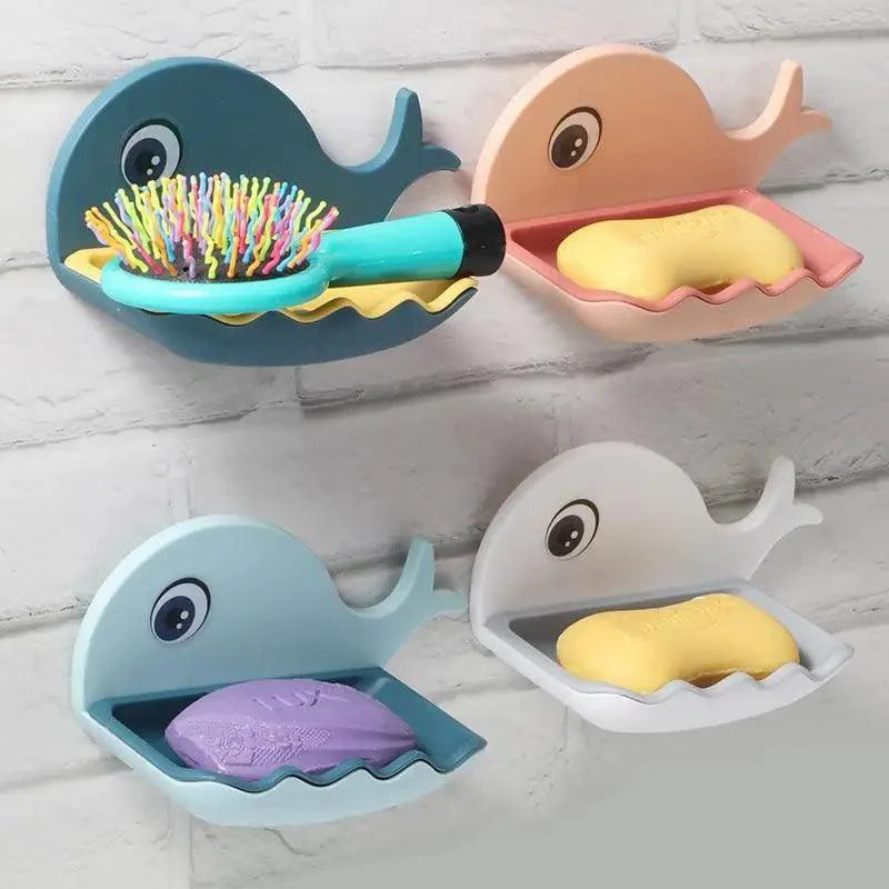 Unique Design Leaf Shape Soap Box Drain Soap Holder Box Bathroom Accessories Toilet Laundry Soap Box Bathroom Supplies Tray Gadgets